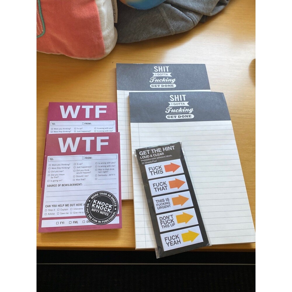 Brand new Vulgar Stationary set